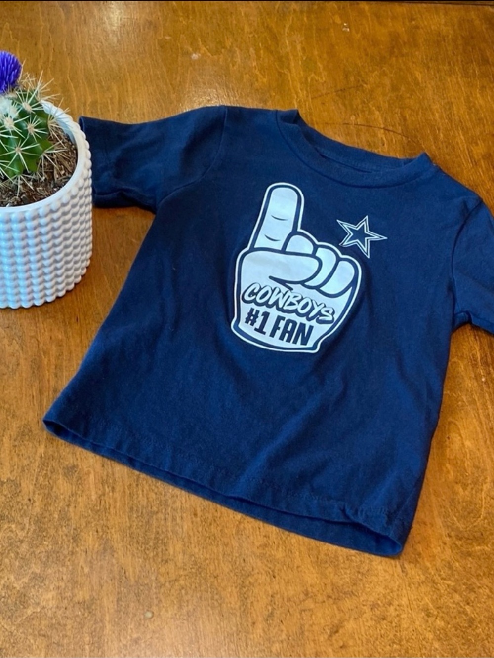 Dallas Cowboys Kids T-Shirt 4T NFL Blue Football Tee